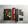 Nóż Santoku XinZuo PM8O w opakowaniu prezentowym