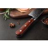 Nóż Santoku XinZuo Yun B9H rękojeść