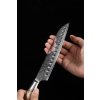 Nóż Santoku HEZHEN Master B30 ostrza