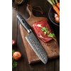 Nóż Santoku XinZuo Ya B20 7"