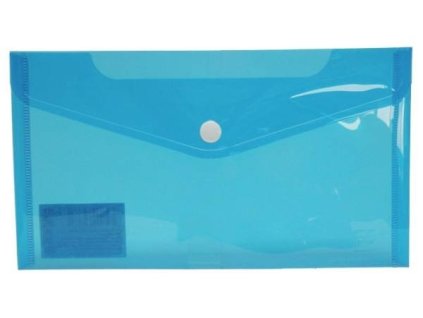 25332 obal plastovy dl s drukem modry