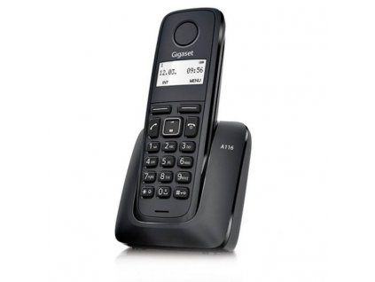 24738 telefon bezsnurovy gigaset a116 cerny