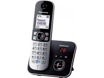 21012 telefon bezsnurovy panasonic kx tg6821fxb cerny