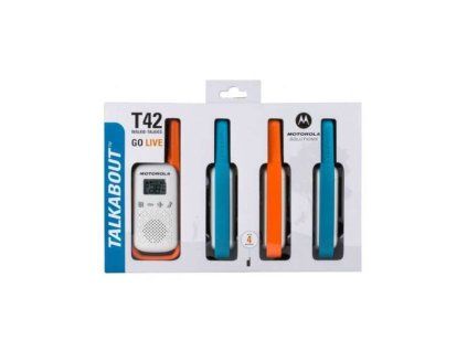 20406 vysilacka motorola talkabout t42 quad pack