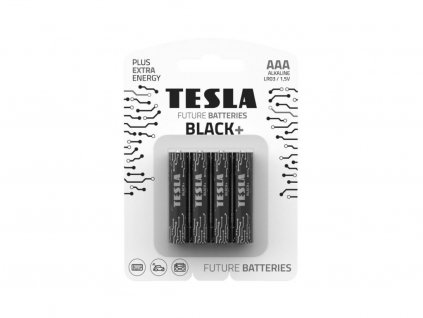 27481 baterie tesla black alkalicka mikrotuzkova baterie aaa lr03 blister 4 ks