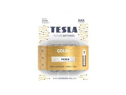 27250 baterie tesla gold mikrotuzkova baterie aaa lr03 baleni v blistru po 4 ks