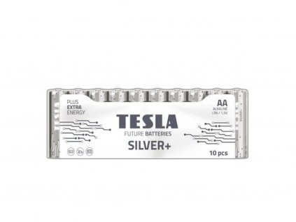 27463 baterie tesla silver aa tuzkova baterie 10ks lr06 shrink