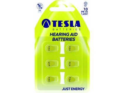 29713 baterie tesla a10 do naslouchadel pr70 6ks blister