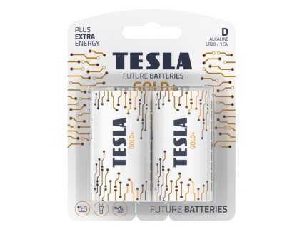 29683 tesla gold alkalicka baterie d lr20 velky monoclanek blister 2 ks