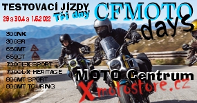 CFMOTO days - testovací jízdy motorek a Jaroslav Šíma