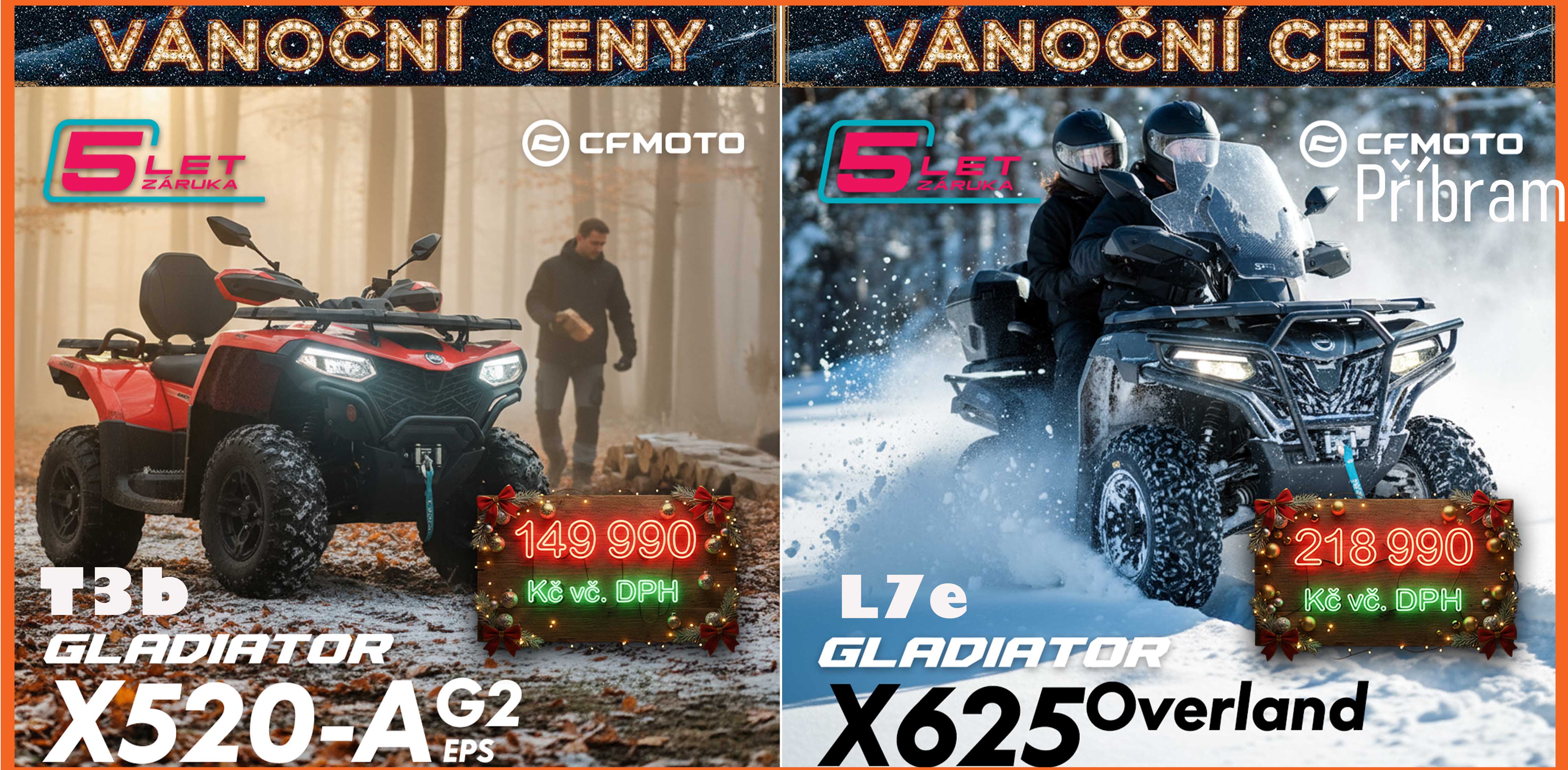 Vánoce s CFMOTO v Příbrami