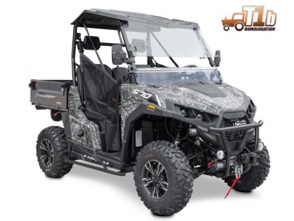 linhait boss 570 camo utv auticko korba volant