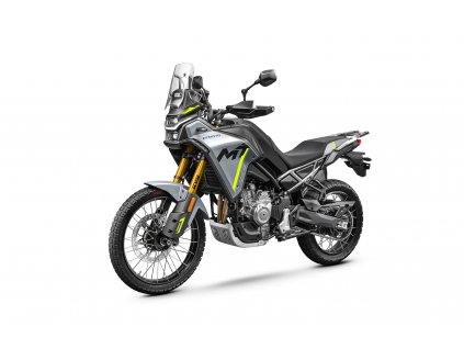 CFMOTO 450MT Studio Photo Tundra Grey Left45