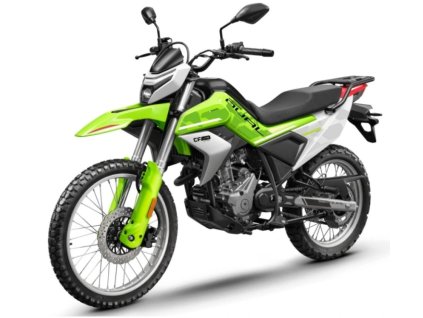 motorka cfmoto 250 dual sport cross enduro seda zelena