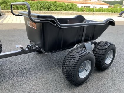 shark atv trailer garden 550 black 4 wheel vlek vozik