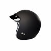 moto helma přilba yohe 859 matná černá otevřená retro jawa chopper