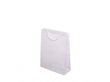 Papírové tašky barevné 240x90x320mm - bílá