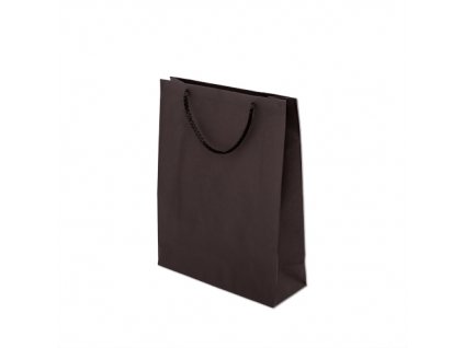 Papírové tašky barevné 240x100x320mm - černá