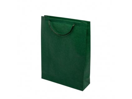 Papírové barevné tašky 300x100x400mm - zelená