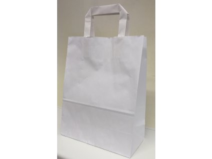 Papírová taška 220x100x280mm - bílá