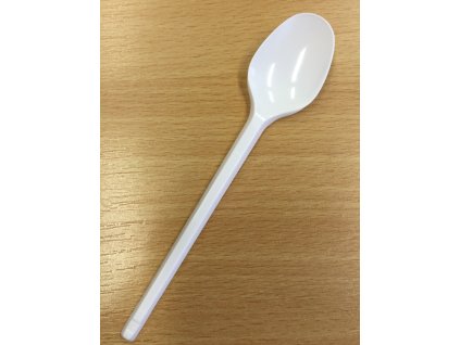Lžička na kávu bílá 12,5cm (cena za 100ks)