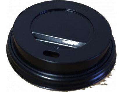 Víčko na kelímek COFFEE TO GO 400ml - černé (cena za 100ks)  