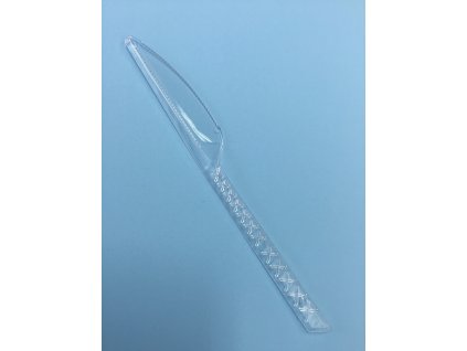 Nůž plastový pevný průhledný 17,5cm (cena za 100ks)