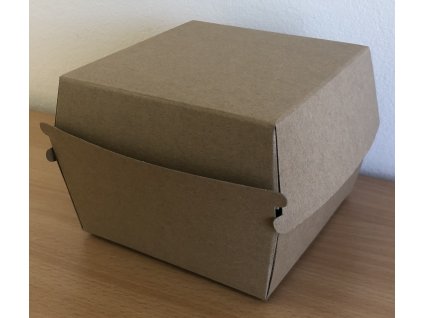 7214 bio papirovy box na hamburger 13x13x9 5cm cena za 50ks