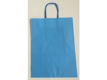 4796 papirova taska 18x8x22cm modra