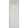 4799 papirova taska na vino 14x8x39cm bila