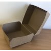 7214 1 bio papirovy box na hamburger 13x13x9 5cm cena za 50ks