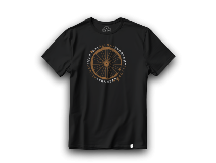 BLACK T SHIRT FRONT ALLDAY