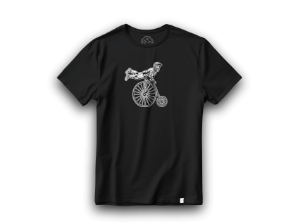 BLACK T SHIRT FRONT SENDIT