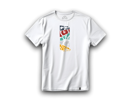 WHITE T SHIRT FRONT COMIX