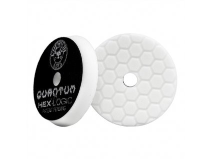 Bílý středně lešticí kotouč Hex Logic Quantum (5.5 / 140 mm)"