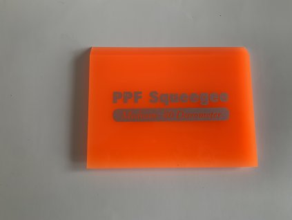 Štěrka Silikonová oranžová - středně tvrdá - pro instalci PPF fólií