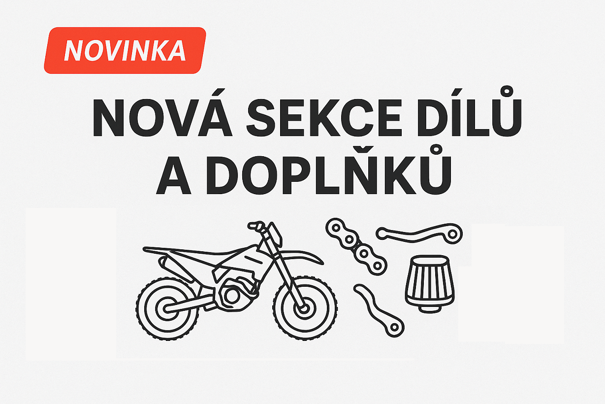 Nová sekce doplňků a dílů