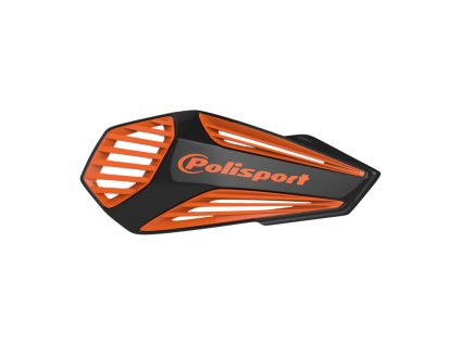 Chrániče páček MX AIR - s montáží (POLISPORT) černá/oranžová