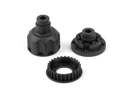 composite front diff case cover 27t belt pulley