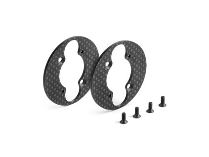 graphite front aerodynamic disc 1 6mm left right set