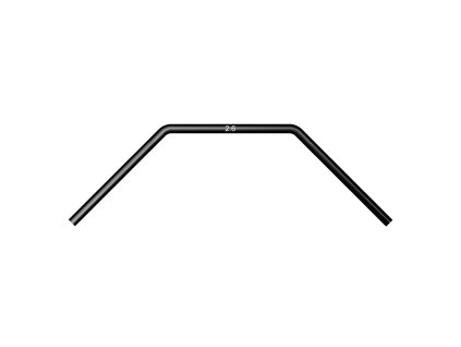 anti roll bar rear 2 6 mm