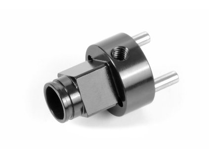 brake disk adapter swiss 7075 t6 black hard coated