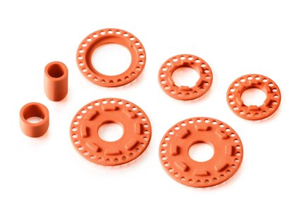 composite belt pulley cover set graphite 1