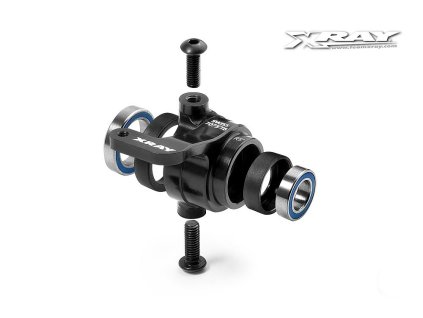 XB808 ALU STEERING BLOCK RIGHT - 5° KINGPIN - SET