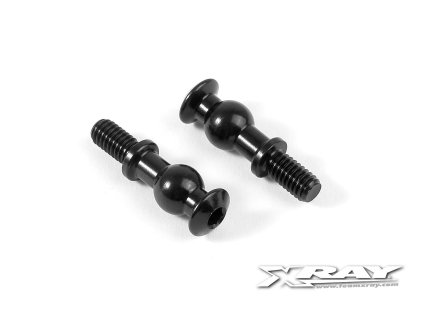 XB808 BALL STUD 6.8MM WITH BACKSTOP L=8MM - M4 (2)