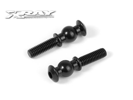 BALL STUD 6.8MM WITH BACKSTOP L=13MM - M4 (2)