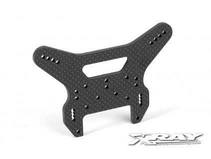 XB9 GRAPHITE REAR SHOCK TOWER - CNC MACHINED 3.5MM