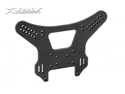 XT9 GRAPHITE REAR SHOCK TOWER - CNC MACHINED 3.5MM - V2