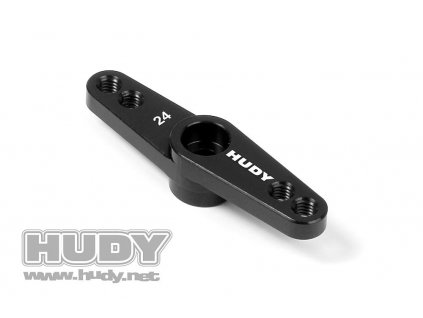 alu throttle servo horn hitec offset 2 hole m3 24t