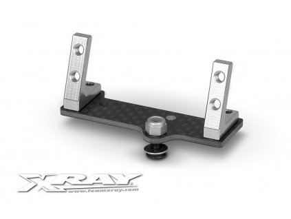 CENTER GRAPHITE SERVO MOUNT + ALU STANDS - SET (MID-SIZE)